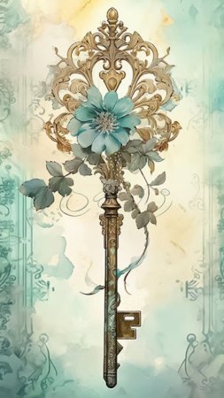 Магический ключ скачать фон 1080 x 1920