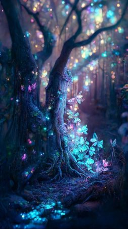 Dream worldкартина relaxing magical forest