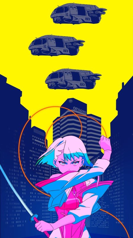 Cyberpunk бегущий по краю люси
