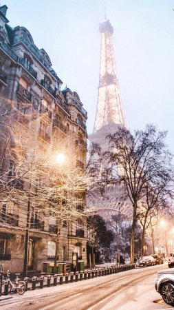 Eiffel tower paris скачать фон 1424 x 2532