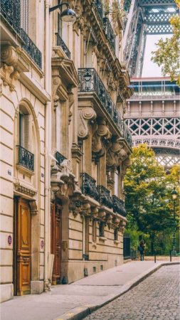 Rue de l universite paris скачать фон 1424 x 2532
