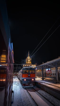 Вокзал волгоград ночью перон скачать фон 1424 x 2532