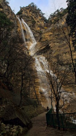 Водопад учан-су летом