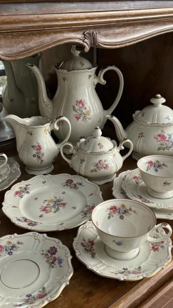 Винтажная и антикварная посуда сервиз на персон villeroy&amp;amp;boch серия vieux luxembourg скачать фон 1080 x 1920