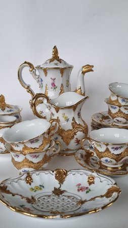 Meissen сервиз французские короли скачать фон 2160 x 3840