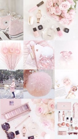 Aesthetic pink pastel коллаж