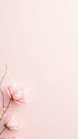 Фон с розовыми цветами