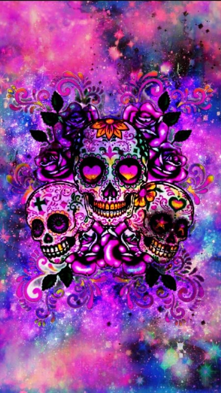 Обои на телефон череп скачать фон 1080 x 1920