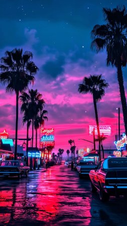 California sunset