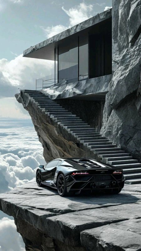 Lamborghini revuelto чёрный