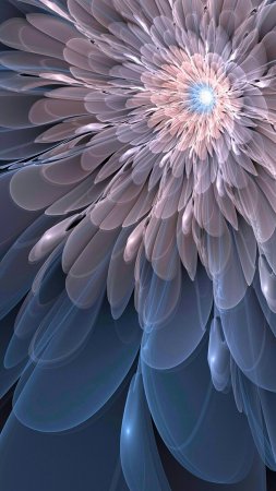 Fractal art скачать фон 1424 x 2532