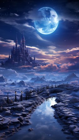 Замок луна