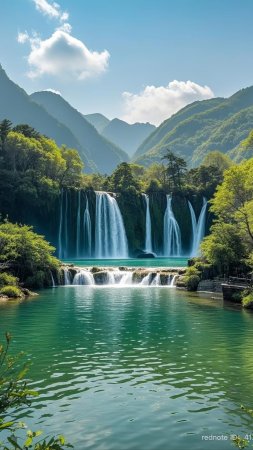 Ban gioc waterfalls
