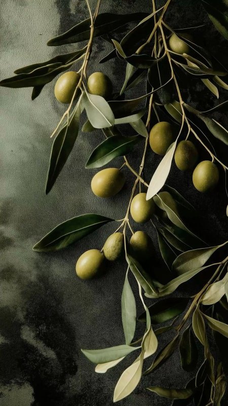 Оливковая эстетика скачать фон 1080 x 1920