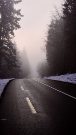A road скачать фон 2160 x 3840