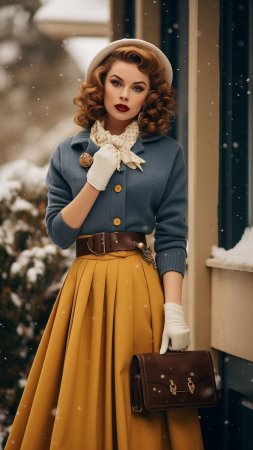 Винтажный стиль в одежде для женщин