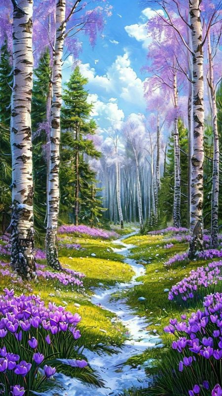 Красивые пейзажи весны