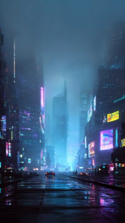 Cyberpunk night city