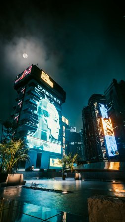 Wallpaper cyberpunk cd projekt red video game art screen shot