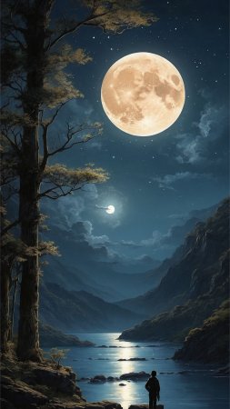 Живописные пейзажи скачать фон 1424 x 2532