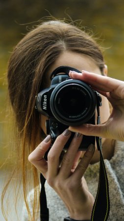Girl with camera