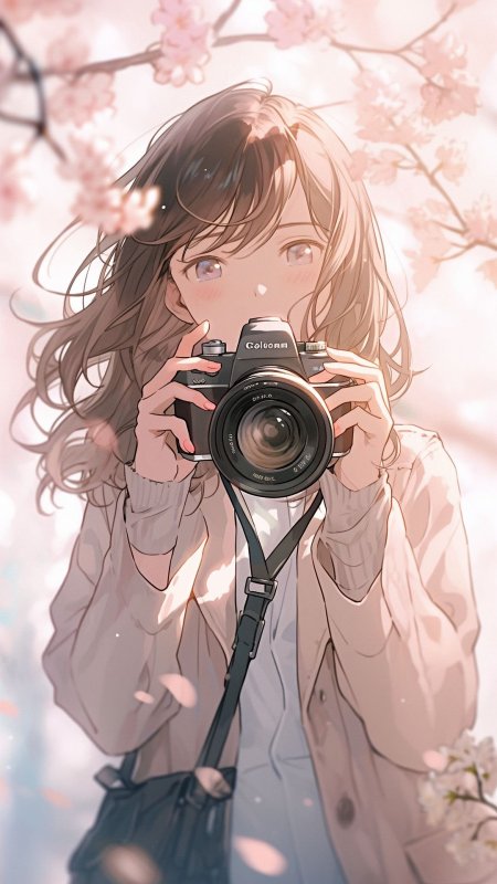 Девушки с пленочных фотоаппаратом