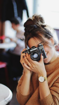 Селфи на пленочный фотоаппарат