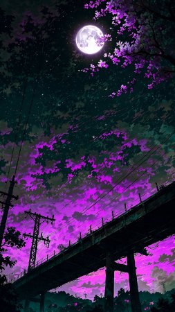 Фиолетовая ночь