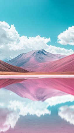 Laguna colorada скачать фон 1080 x 1920