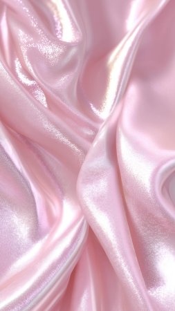 Pink silk