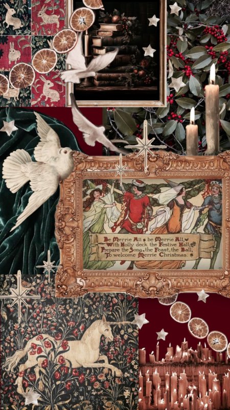 Medieval christmas скачать фон 1080 x 1920