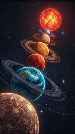 Космос планеты солнечной системы