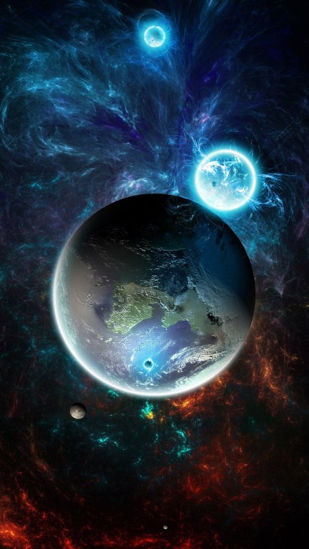 Космос планета земля
