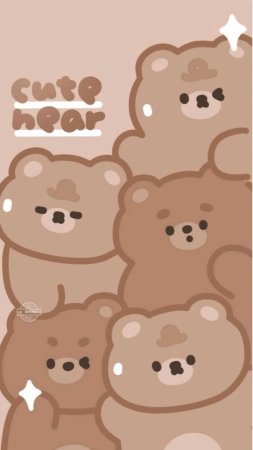 Милые коричневые обои
