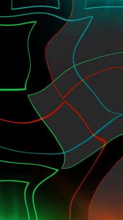 Неоновая абстракция скачать фон 2160 x 3840