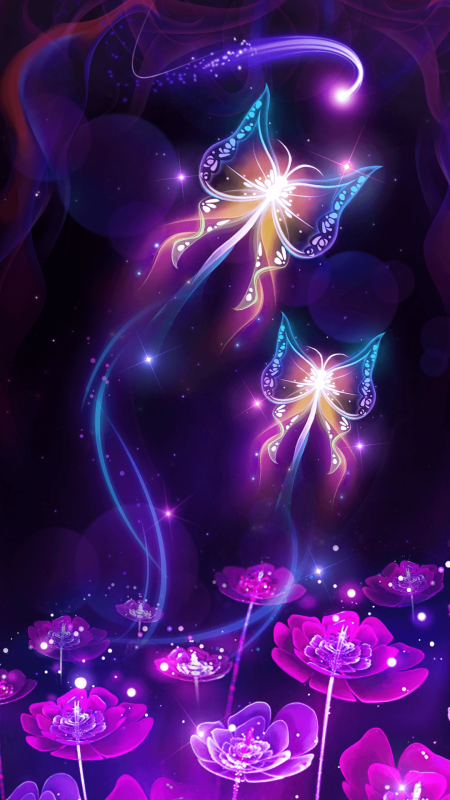 Butterfly galaxy скачать фон 1080 x 1920