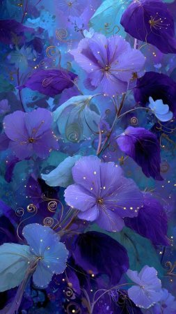 Красивые цветы скачать фон 1080 x 1920