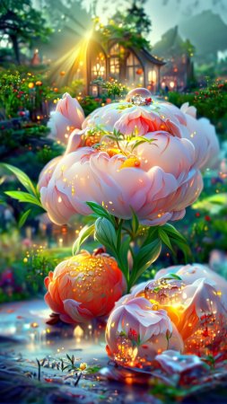 Фэнтези пейзаж скачать фон 1080 x 1920