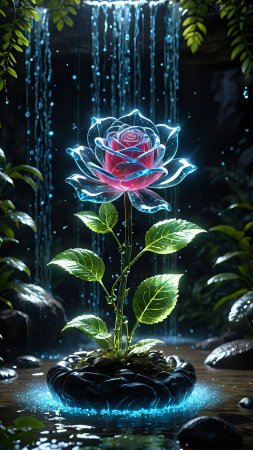 Цветочное искусство скачать фон 2160 x 3840