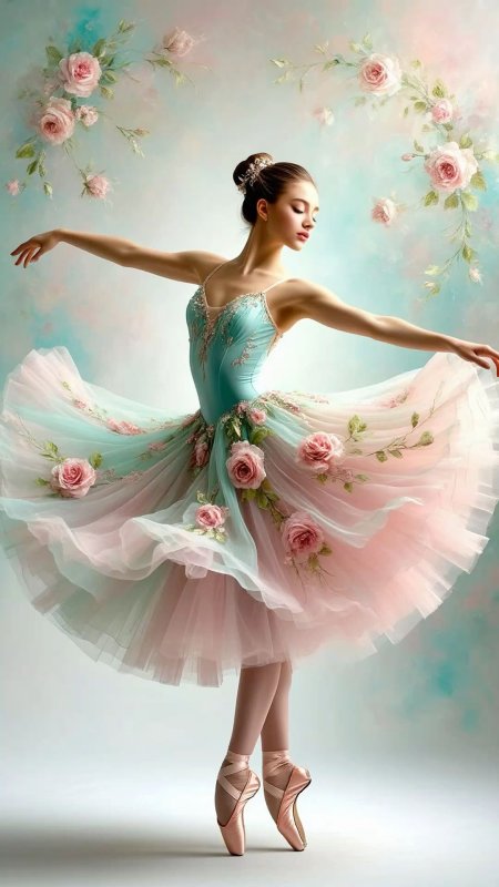 Красивая балерина