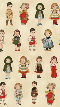 Бумажная кукла dolly dingle скачать фон 2160 x 3840