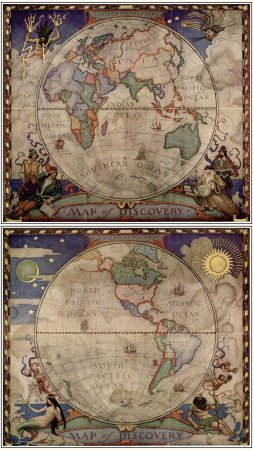 Географическая карта древнего мира скачать фон 2160 x 3840