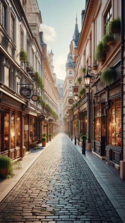 Beautiful street скачать фон 1080 x 1920