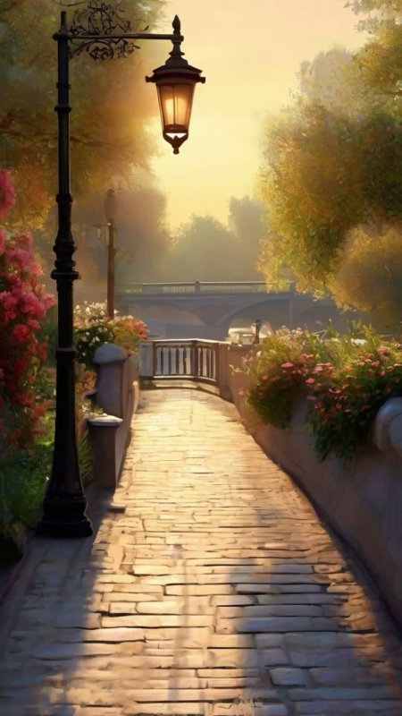 Пейзаж город скачать фон 1080 x 1920
