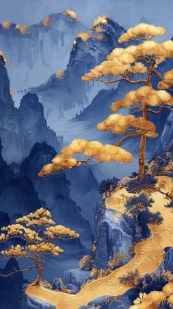 Chinesische landschaften скачать фон 1080 x 1920