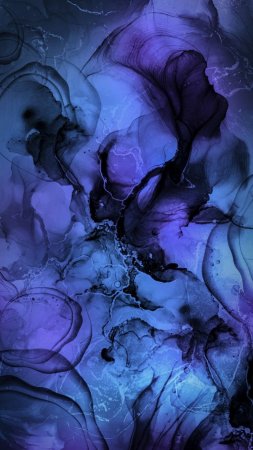 Абстракция спиртовыми чернилами скачать фон 1080 x 1920