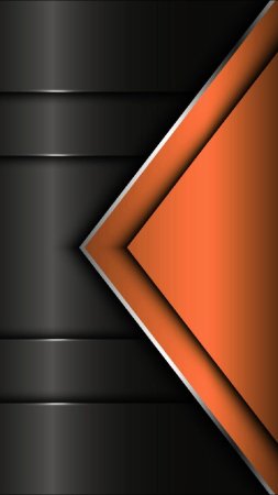 Black and orange