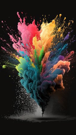 Color splash скачать фон 1080 x 1920