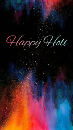 Happy holi wishes скачать фон 1080 x 1920