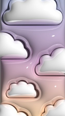 D cloud wallpaper скачать фон 1080 x 1920